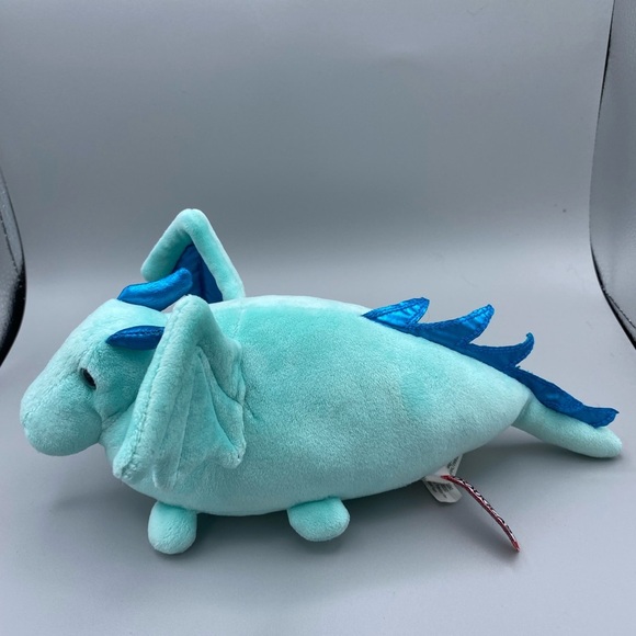 Douglas Plush Stuffed Animal Toy Dragon Turquoise Macaroon Retired - Picture 2 of 9